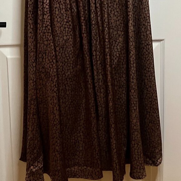 HUTCH Elma dress pink/peach/copper mini ditsy floral satin Size M - Picture 11 of 11